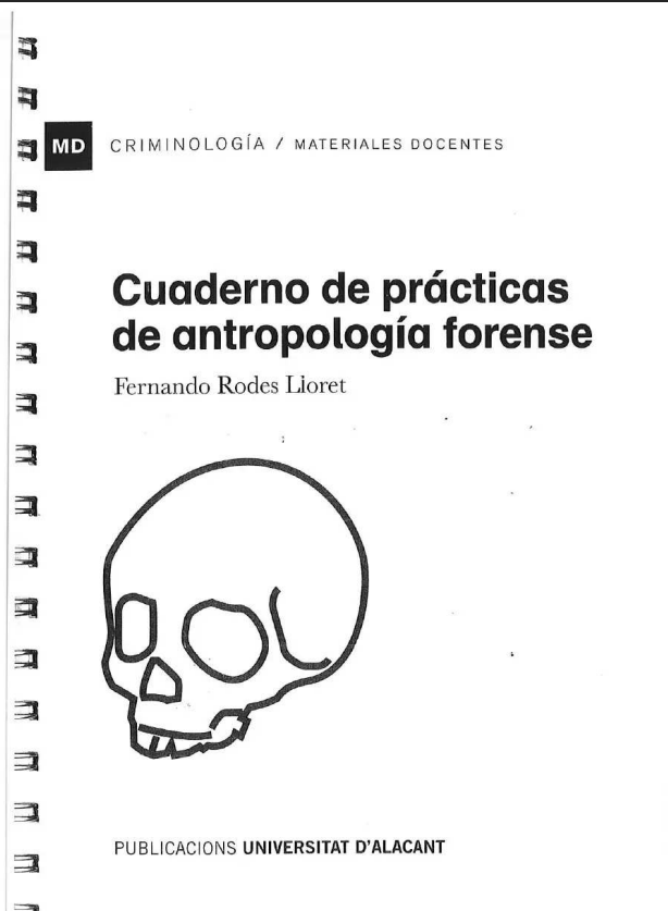 Cuaderno de prácticas de antropología forense